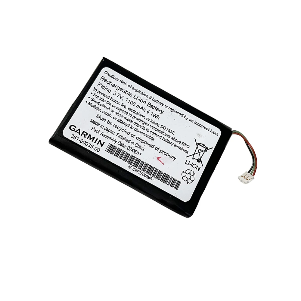 

Li-ion Battery For GARMIN Approach G6 Battery Bike Computer Part Replacement 361-00035-00 1100mAh 3.7V