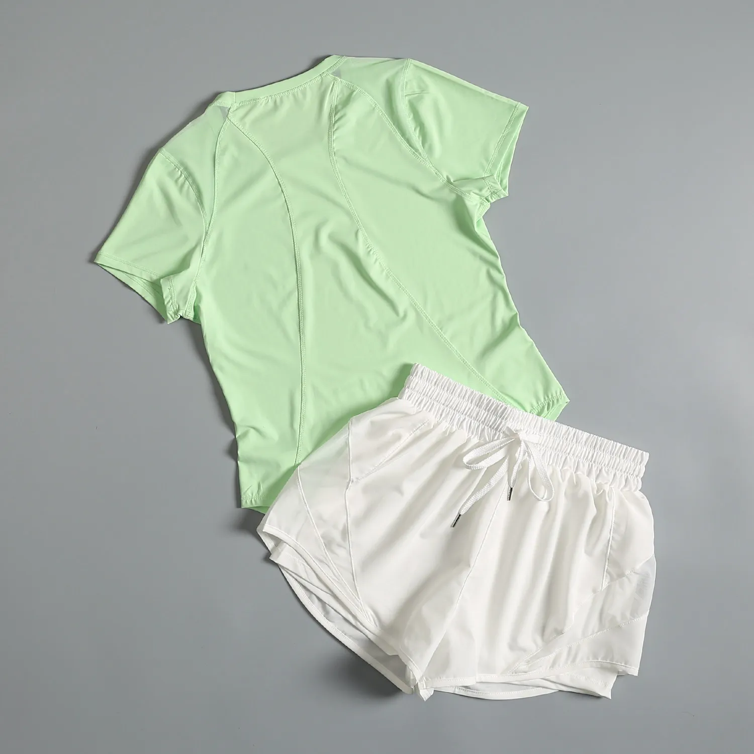 

Женский летний дышащий спортивный костюм для йоги: свободная быстросохнущая футболка с коротким рукавом для бега и велоспорта, профессиональная одежда для активного отдыха