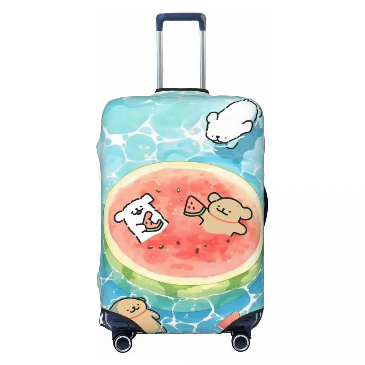 MINISO Maltese Suitcase Cover Vacation Fun Luggage Supplies Business Protection