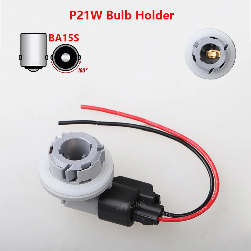 

Держатель лампы 1156 P21W для Ford Focus, разъем для указателя поворота, соединитель проводки, основание автомобильной лампы, замена, 1 шт.