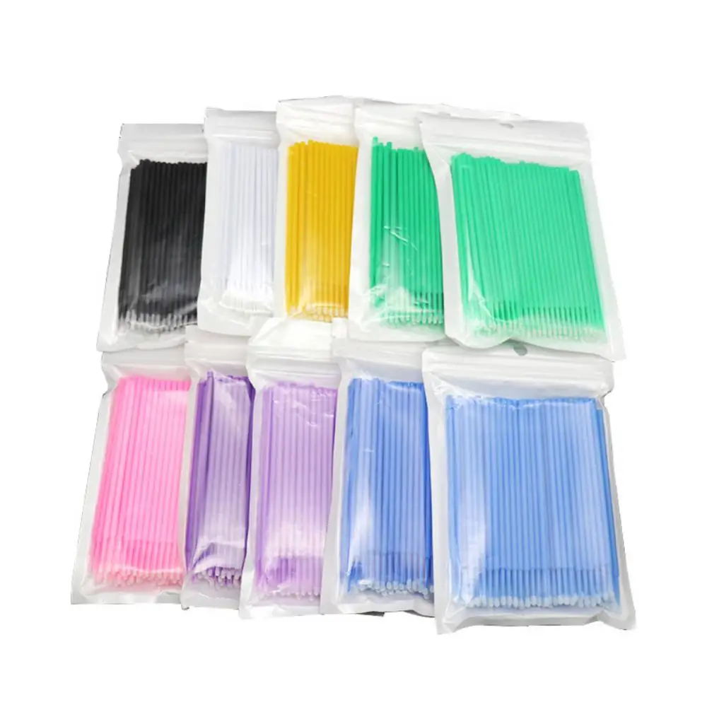 Disposable Makeup Brushes Swab Microbrushes Eyelash Extension Lint Free Tool