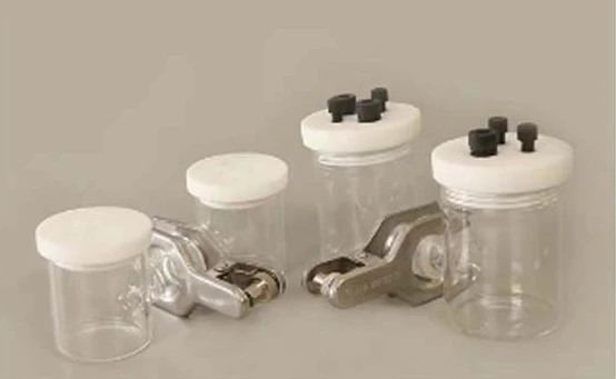All PTFE sealed electrolytic cell resistant to strong acid and alkali corrosion three electrode electrolytic cell pressure elect