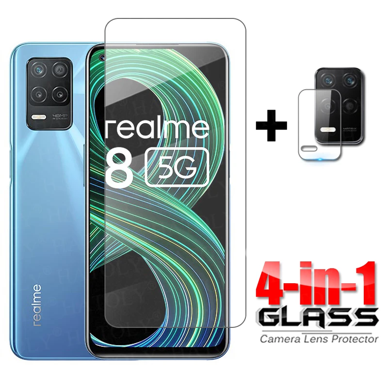 

Glass For Realme 8 5G Tempered Glass For Oppo Realme 10 8 Pro Screen Protector Full Glue Protective Camera Glass For Realme 8 5G