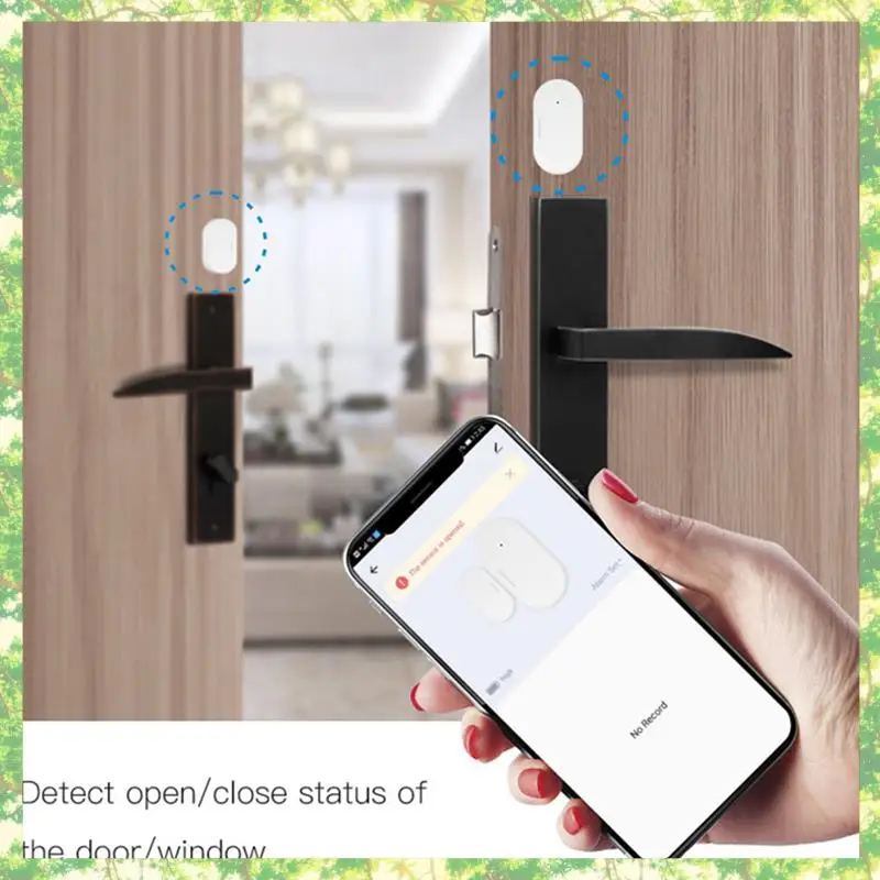 Smart-10X Tuya Zigbee Датчик двери и окна Умная автоматизация Защита безопасности Приложение Smartlife Сигнализация Дистанционное нажатие в реальном времени