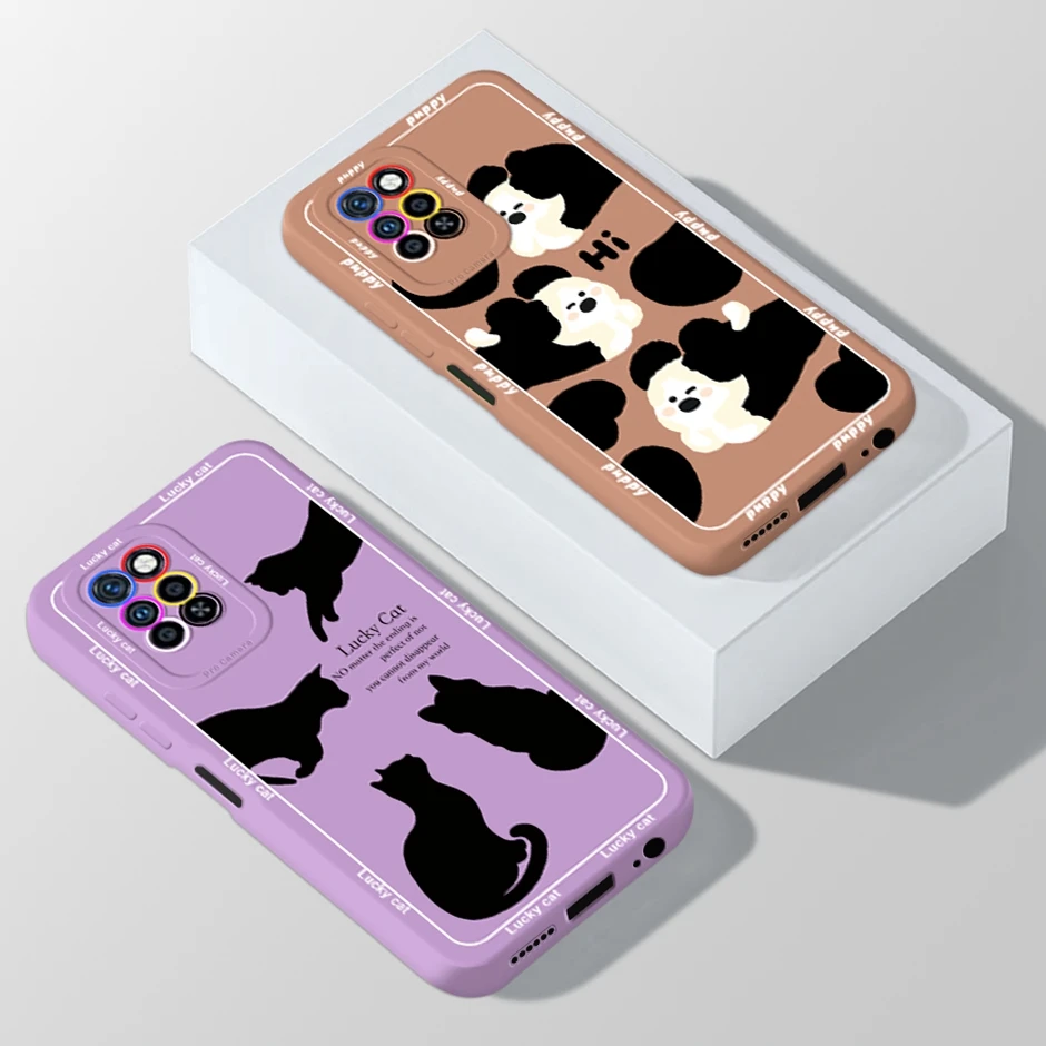 For Infinix Note 10 Pro Case X695 Silicone Cute Panda Soft Phone Cover for Infinix Note 10pro Note10 Pro NFC Cases Straight Edge