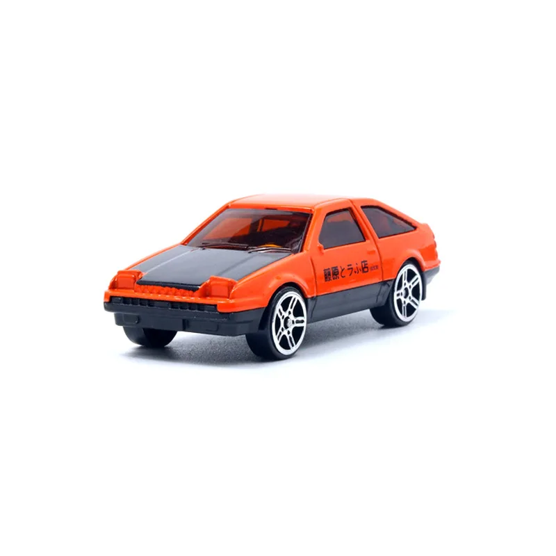 Conjunto de modelo de coche deslizante de aleación 1:64, modelo de coche de juguete para niños, escena, decoración de pastel, adorno, coche deportivo para niños