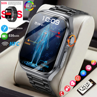 LIGE AMOLED Smart Watch ET585 Men ECG Blood Compositoin Health Monitoring Bluetooth Call Women Sports Fitness Tracker Smartwatch