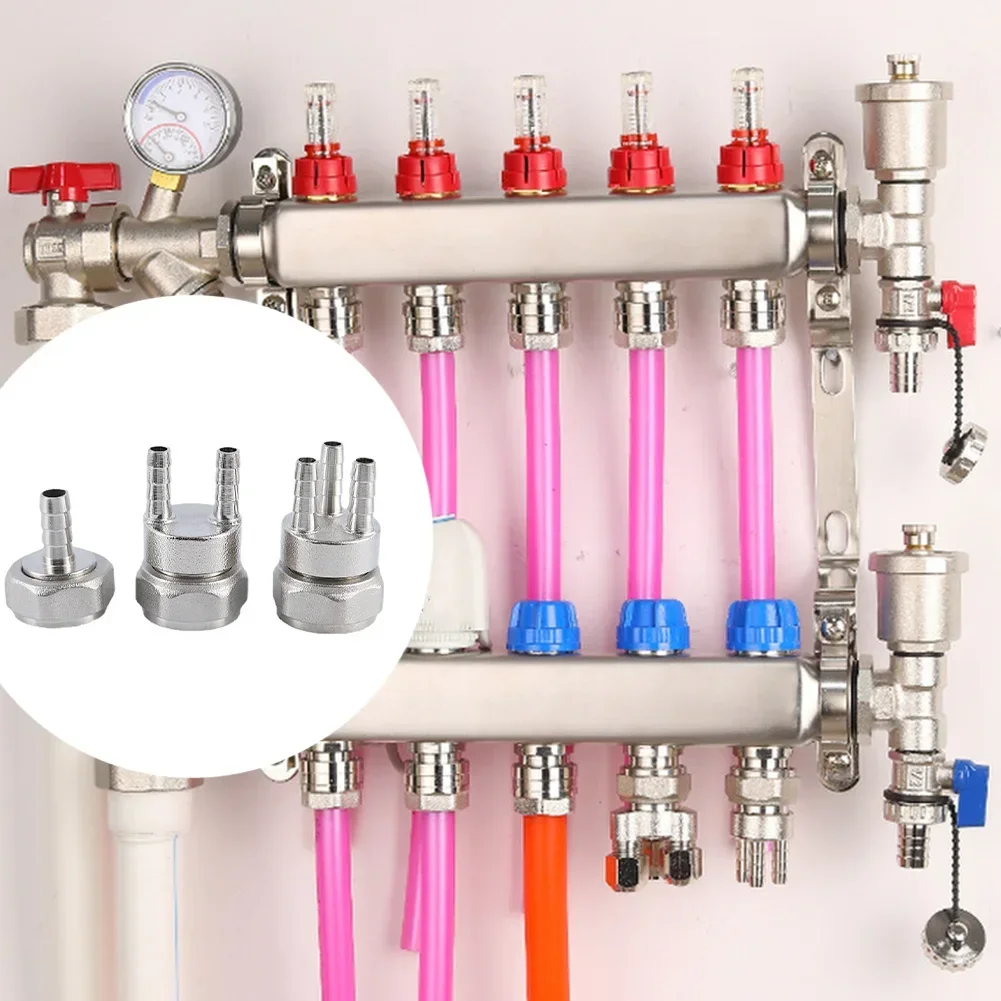 Underfloor Heating Brass Pipe Joints Capillary Connection G3/4 Thread for Secure 10 1 5mm Pipe System Installations