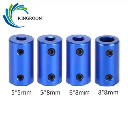 Aluminum Flexible Coupling Bore 5mm 8mm 3D Printer Parts Blue Flexible Shaft Coupler Screw Stepper Motor Flexible Shaft Coupler