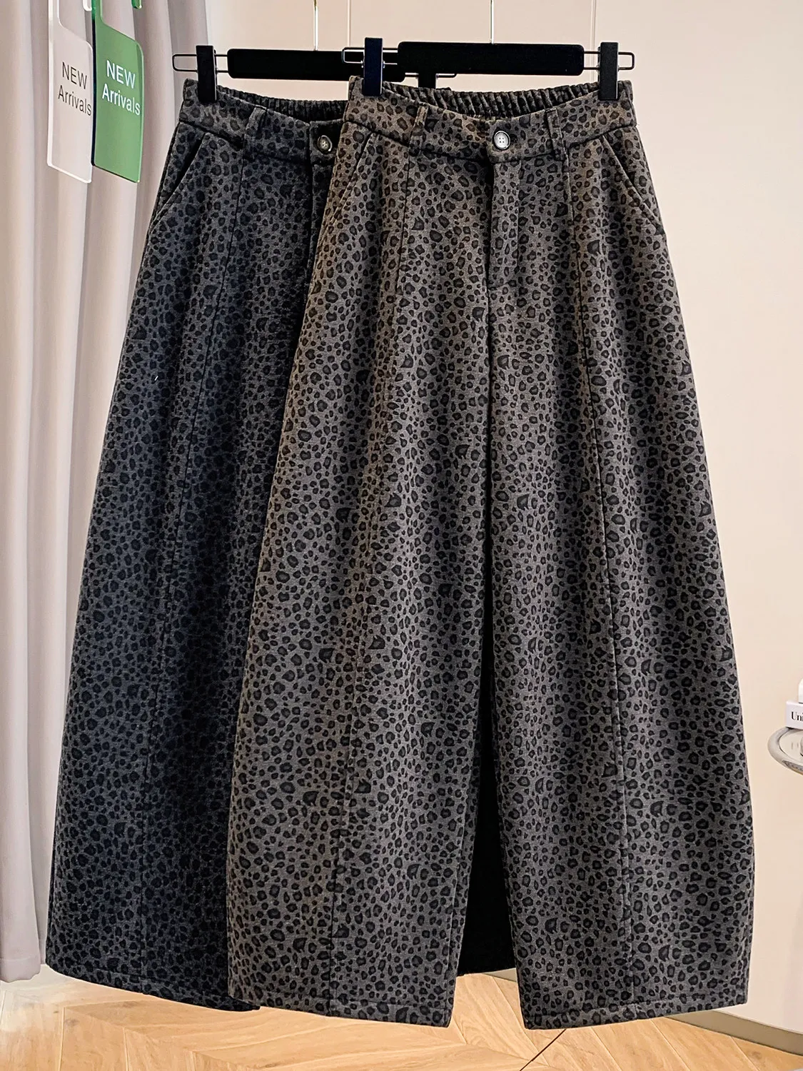 

Женские брюки Artsy Commuter большого размера с высокой талией, широкими штанинами, поясом и зауженным кроем, для весеннего сезона, теплые, неэластичные