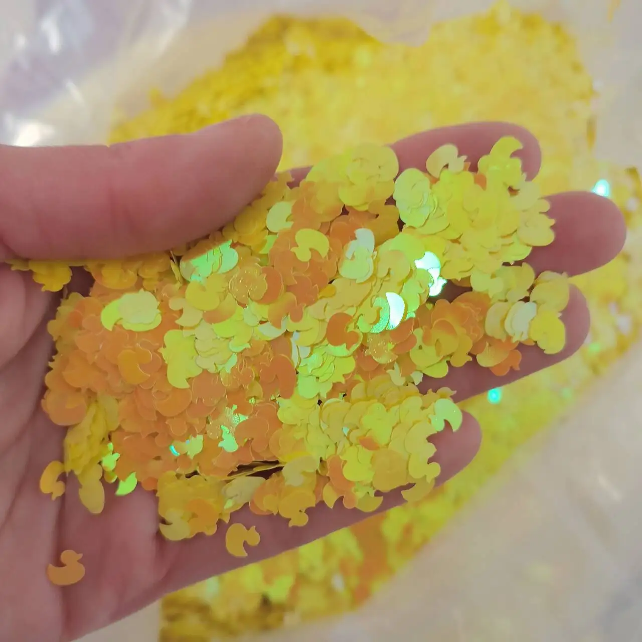 Easter Yellow Duck Glitter Sequins for Resin Jewelry DIY Making Art Craft Nail Makeup Decoration Accessories Festival Party