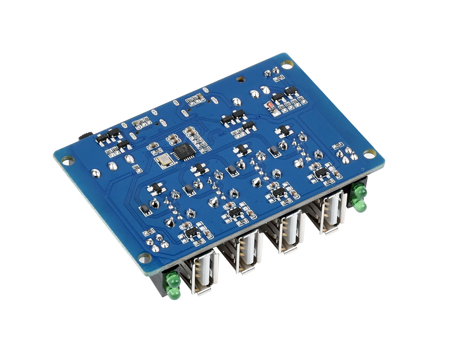 Waveshare Industrial Grade USB HUB, Extending 4x USB 2.0 Ports, Switchable Dual Hosts, Board NOT Included