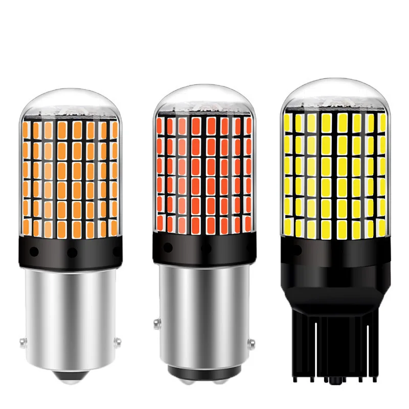 Car LED turn signal decoder, anti-flicker 1156 3014 144smd 1157 brake light T20 7443