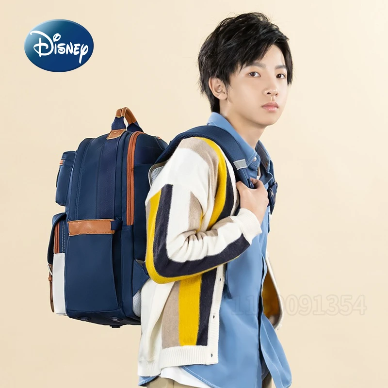 ディズニーオリジナル新しい子供用ランドセル大容量ファッション学生ランドセル高品質漫画少年少女ランドセル