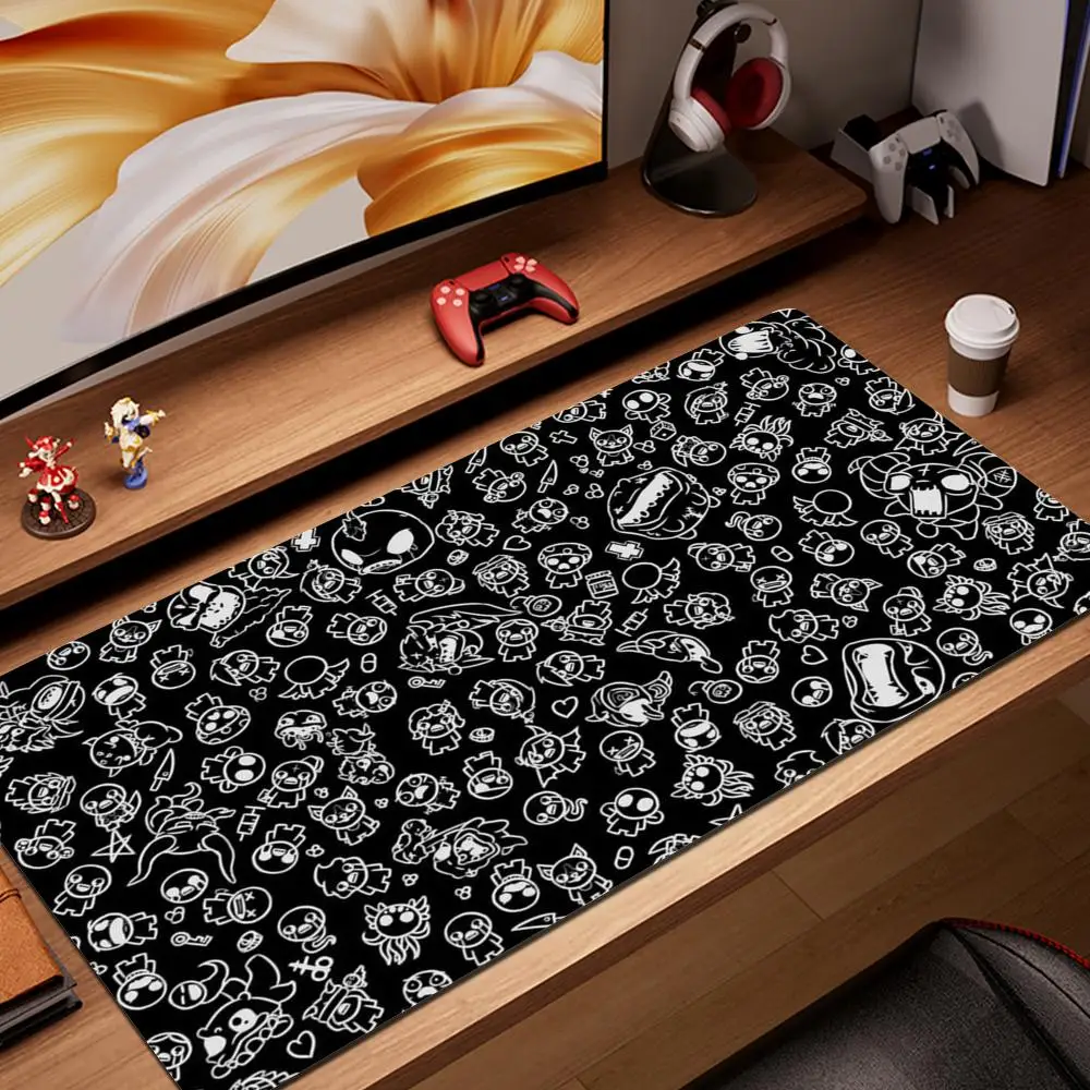 

Коврик для мыши HYBXAXC The Binding Of Isaac Xxl, нескользящий коврик для геймеров, компьютерные аксессуары, настольный коврик, игровой коврик для клавиатуры и мыши, коврики для ПК