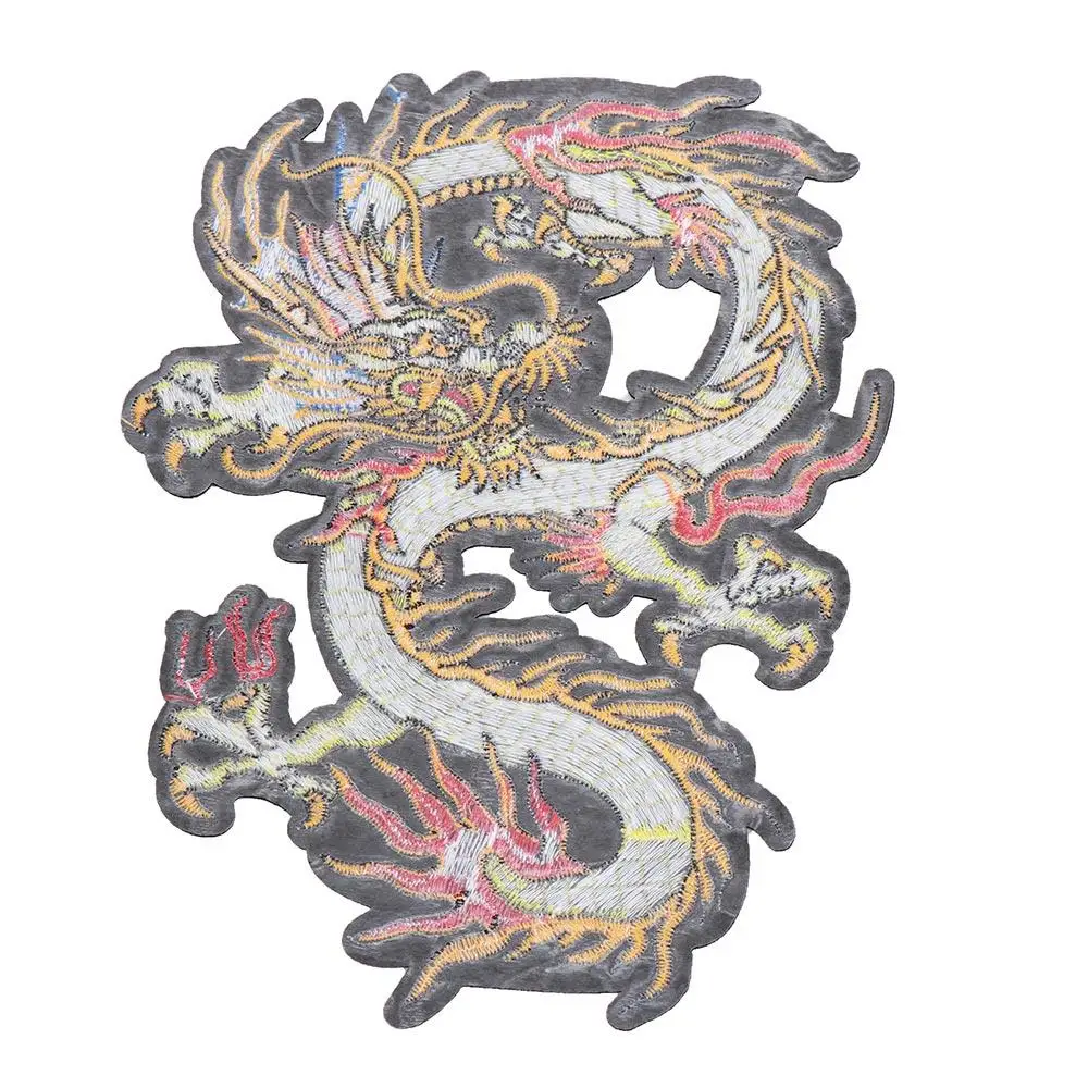 التطريز الذهبي الجينز الشرير على الملابس الملابس التبعي DIY التصحيح زين #1