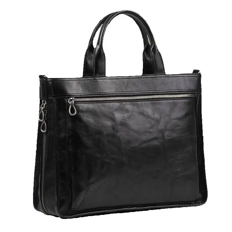 정품 메신저 백 남성 가죽 크로스바디 서류가방 소가죽 럭셔리 서류가방 대용량 남성 핸드백 서류가방