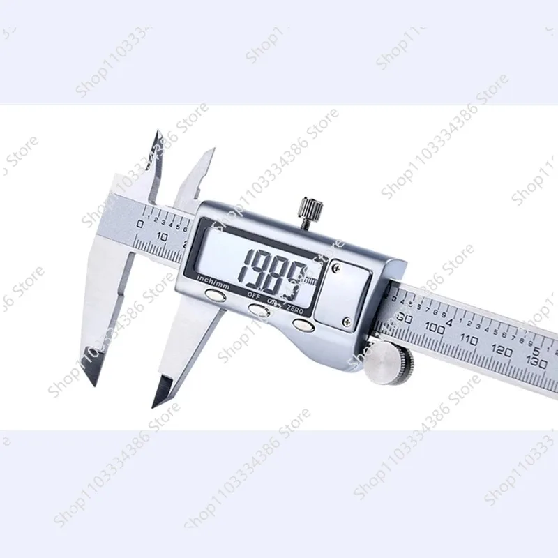 150mm 6 Inch Digital Vernier Caliper LCD Stainless Steel Measuring Tool for Woodworking Sliding Ruler Gauge Micrometer
