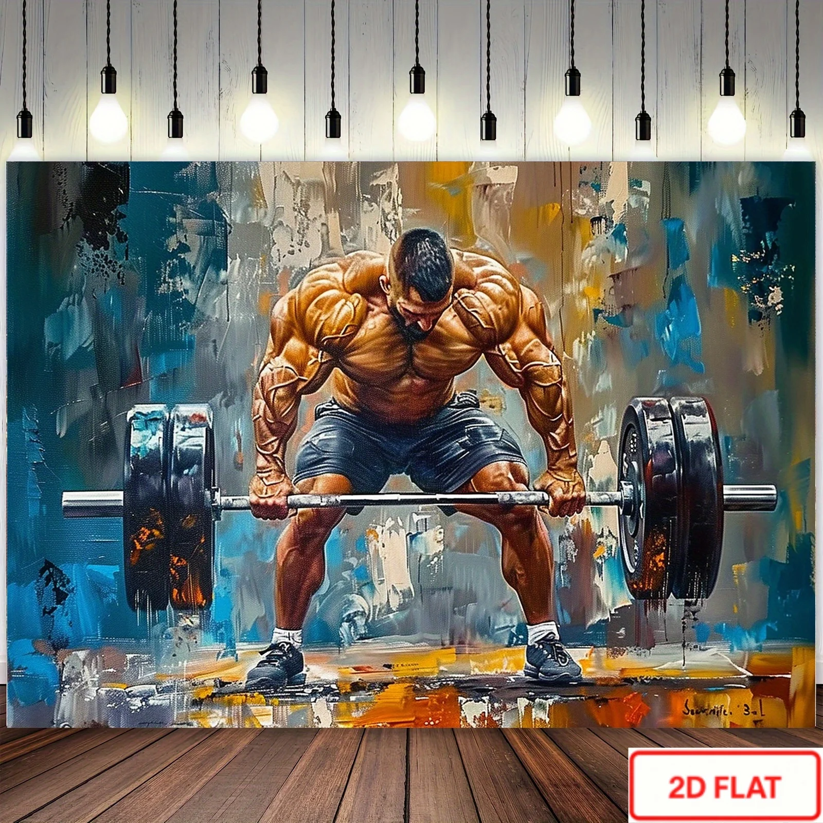 Sports Equipment Poster - Poster Permadani Seni Binaraga Olahraga Kebugaran