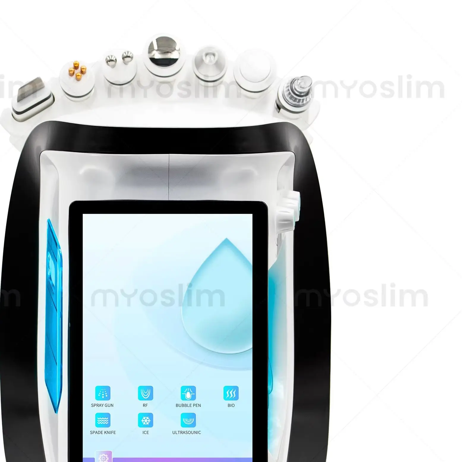 

Ice Blue Terrazzo Machine Professional Grinding Machine Skin Analysis Multi functional 7-in-1 Facial Care Beauty