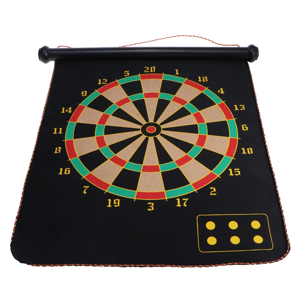 

Dart Board Set Magnetic Flocking Sports Dial Casual Target Dartboard Double Sided Included