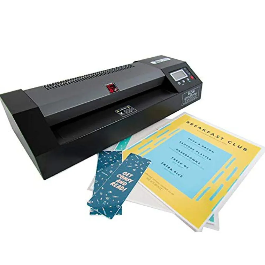 

12.5 Pouch Laminator with Variable Temperature and Speed for Document and Photo Protection Ideal for Low to Medium Volume Use C