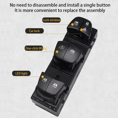 Imagen 2 del producto 11 + 4 pines para Mazda BT-50 BT50 Pro 2012-2018 AB39-14540-BB botón de interruptor de Control de ventanilla eléctrica izquierda 2017 2016 2015 2014 2013 2012