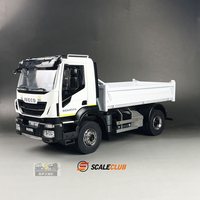 Scaleclub Model 1/14 For Iveco Hydraulic Dump Truck 4x4 RTR With Paint To Play  For Tamiya  Scania 770S MAN Benz Volvo Parts