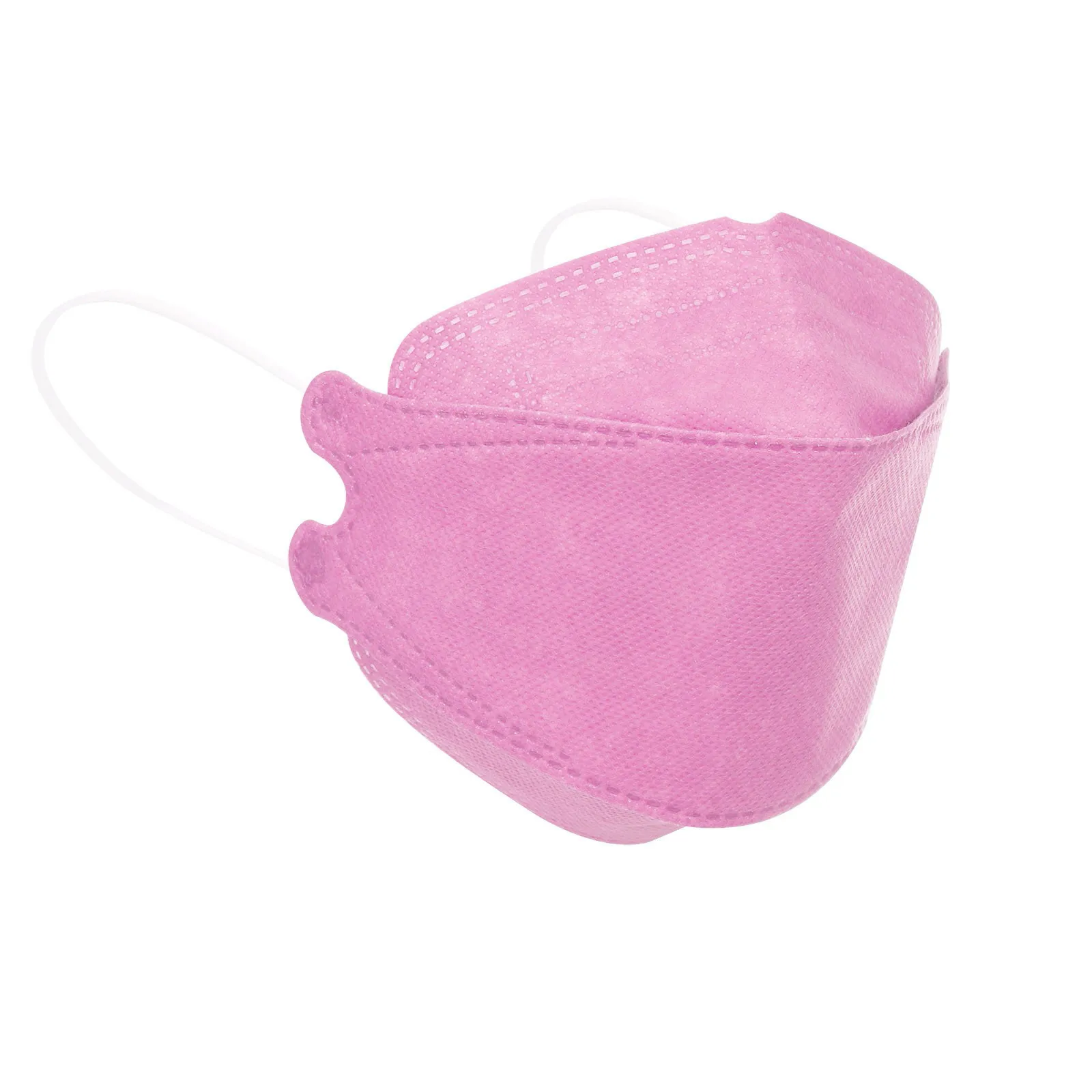 Adult Face Mask Droplet And Haze Prevention Fish Non Woven Face Mask 4-Ply Face Masks 3D Mouth Filter Adult KF94 Mask Color Bag