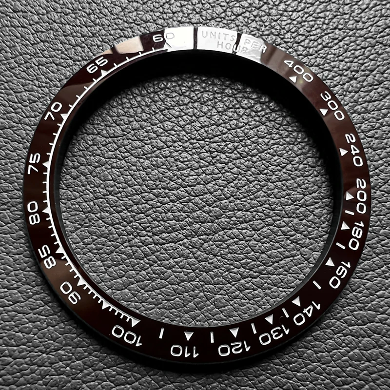 สําหรับ Rolex Daytona 116500 Universe Series 38.5 มม.39.3 มม.เซรามิคขนาด 12 นาฬิกา Inlineed ดิจิตอลด้านนอกแหวน bezel แหวน mod อะไหล่