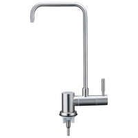 Stainless Steel Kitchen Drinking Water Tap Folding Water Purifier Faucet 360 Swivel Low Window Reverse Osmosis Water Filter Tap