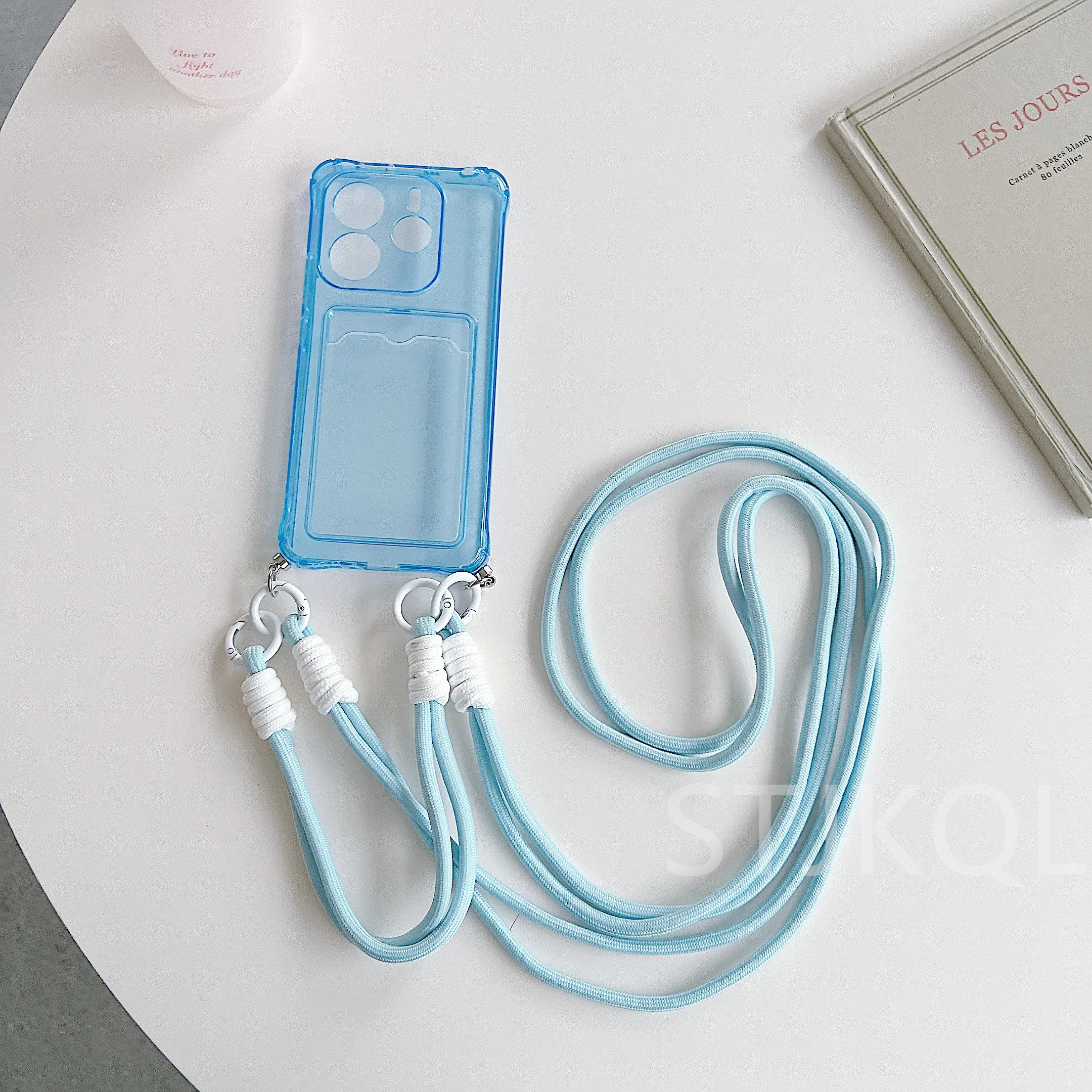 

Crossbody Lanyard Card Bag Clear Case For Samsung Galaxy A10 A10S A20 A30 A20S A30S A50 A50S A70 A70S A90 Soft TPU Back Cover