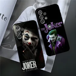 Clown Joker Phone Case for Samsung Galaxy S23 Ultra S24 S22 S20 Fe S21 Plus A54 A34 A24 A53 M54 Note 20 Cover