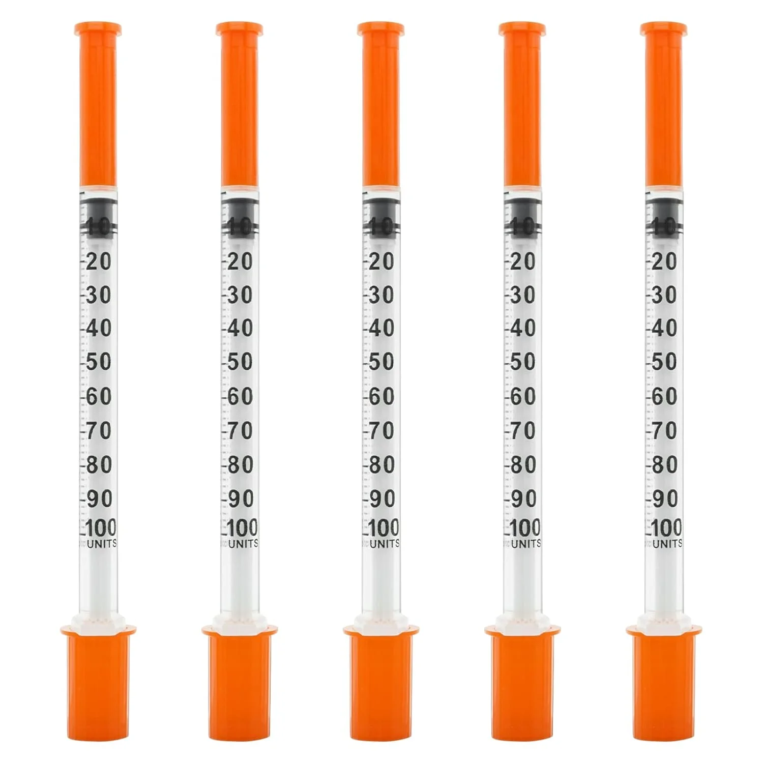 JIBENGAO Syringe with 30G 1ml/cc 1/2-Inch (13mm) Individually Sealed,Pack of 20