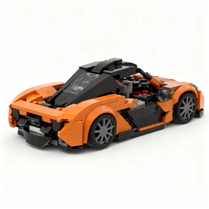 334 pièces MOC McLarenesd City Champions Modèle de construction en blocs Architecture Cadeaux de Noël Idées de jouets Éducation Briques créatives Enfants
