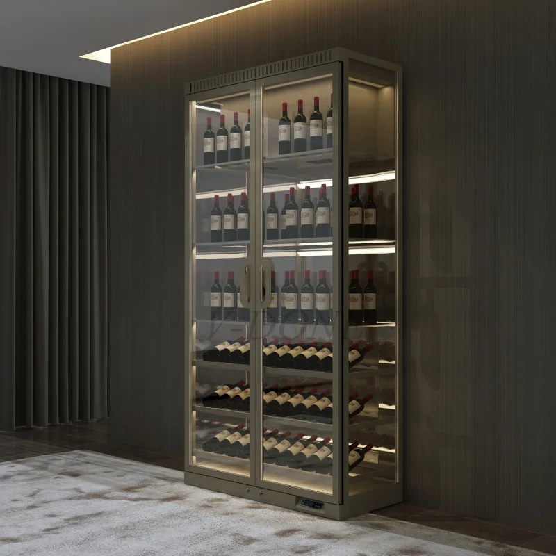 [Customized]Home bar red wine glass refrigerator thermostatic display cabinet