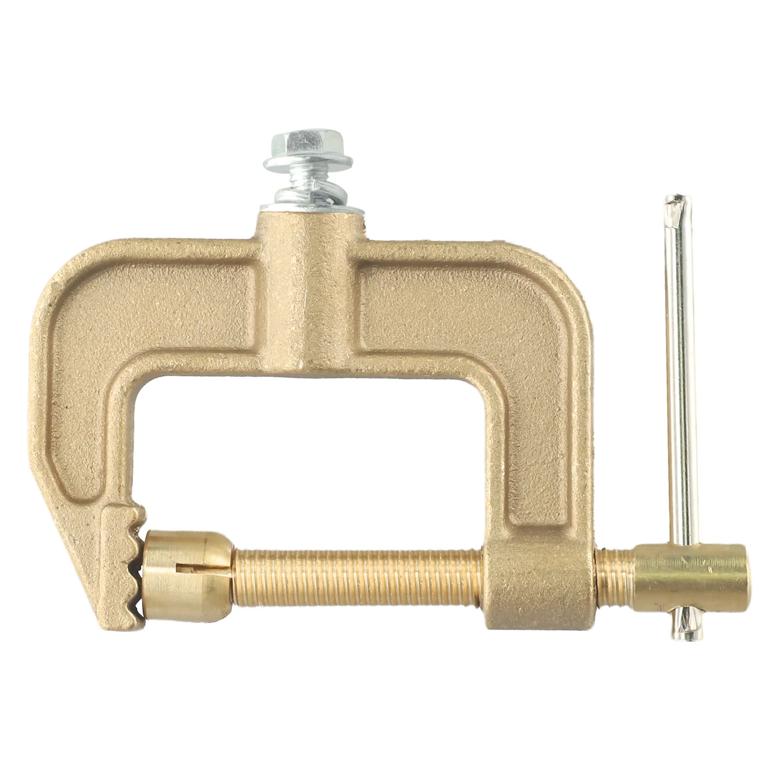 Soldering Tools Ground Clamp 500A Accessories All-copper Argon Arc Earth Wire Clip Electric Welder G-shaped Golden