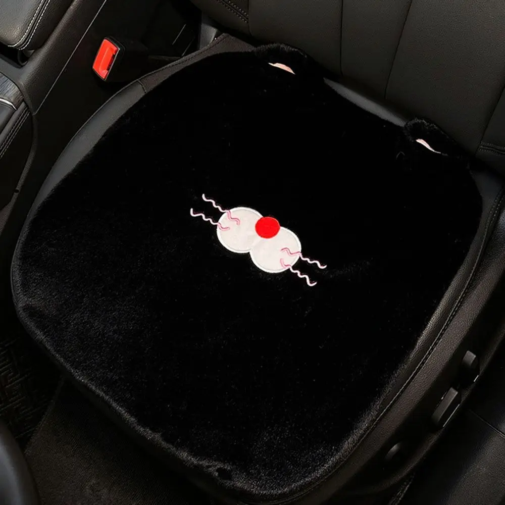 

Auto Spare Parts Cartoon Cat Car Headrest Black Comfortable Car Seat Decoration Plush Cute Plush Seat Cushion Lumbar Support