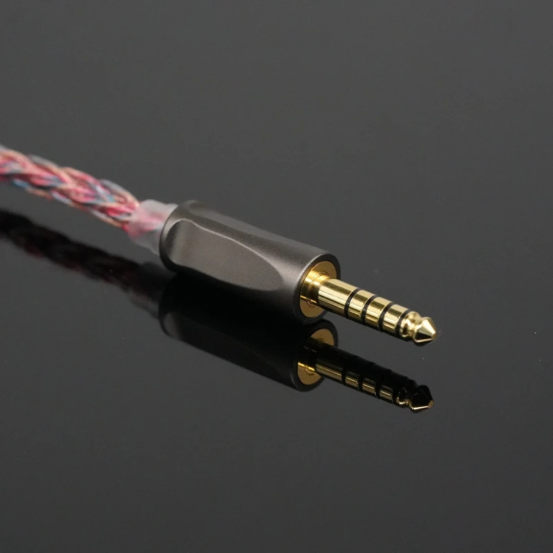 ZiSin 56 8-Core Upgrade-Kabel 4,4 mm 0,78 2Pin/MMCX/Dual 3,5 für TANGZU FUDU NX7MK4 SE535 UE900S. – Detail 2