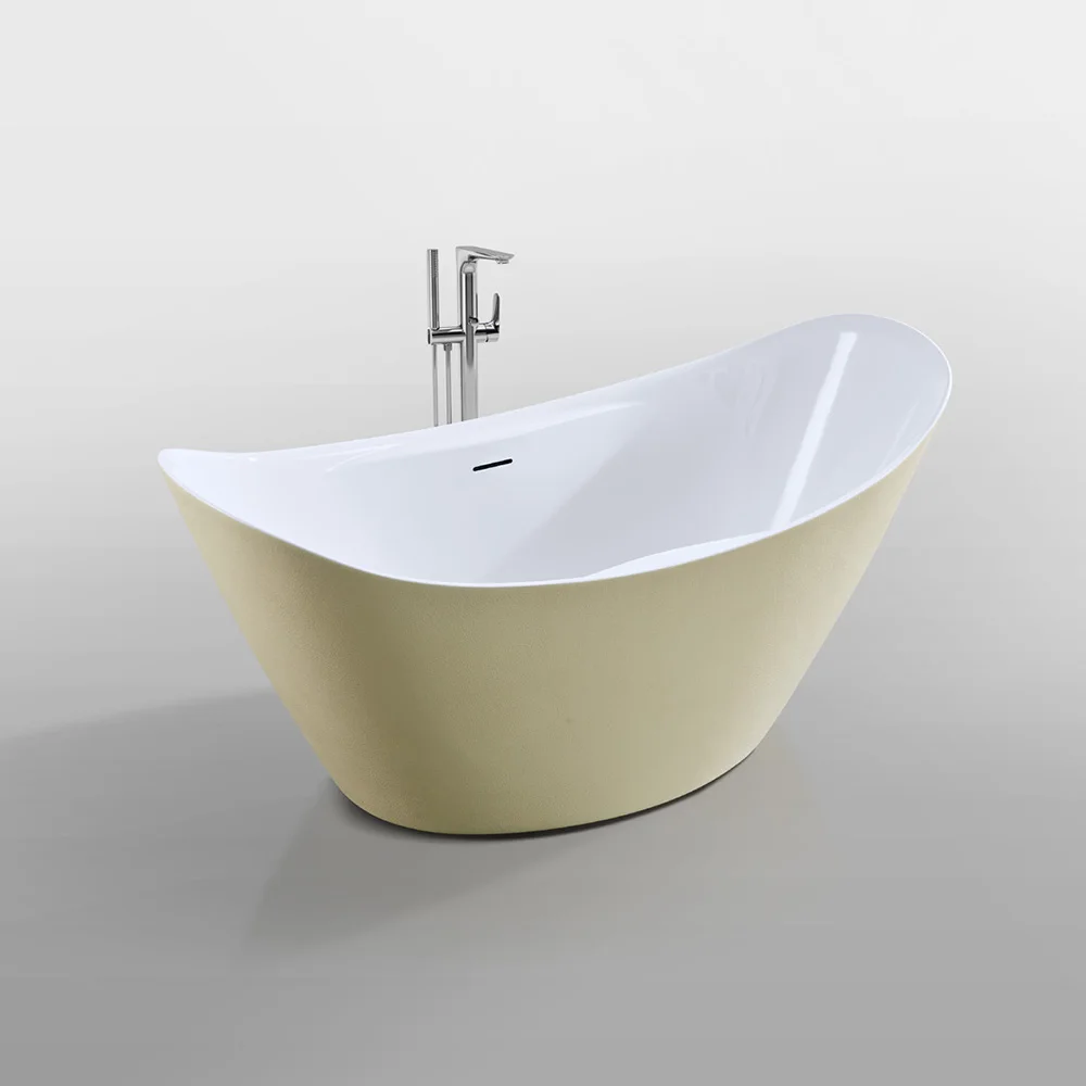 

Classical Luxury Acrylic Freestanding Bathtub Indoor Deep Soaking Pattern Tubs