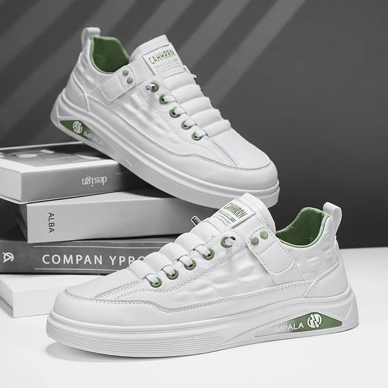 

Туфли с кожаными панелями, белые туфли, повседневная обувь универсальны, модная обувь всех сезонов.