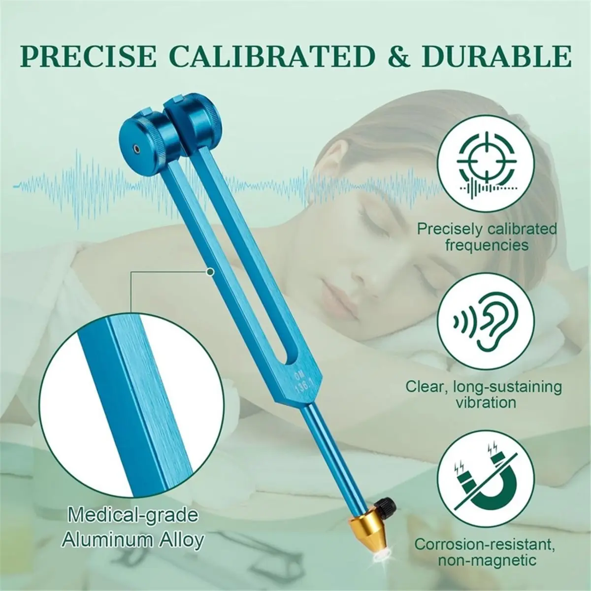 828 Mega Sale Tuning Forks for Healing Set Tuning Forks 136.1Hz,128Hz,256Hz,384Hz for Meditation Relaxation Stress Relief