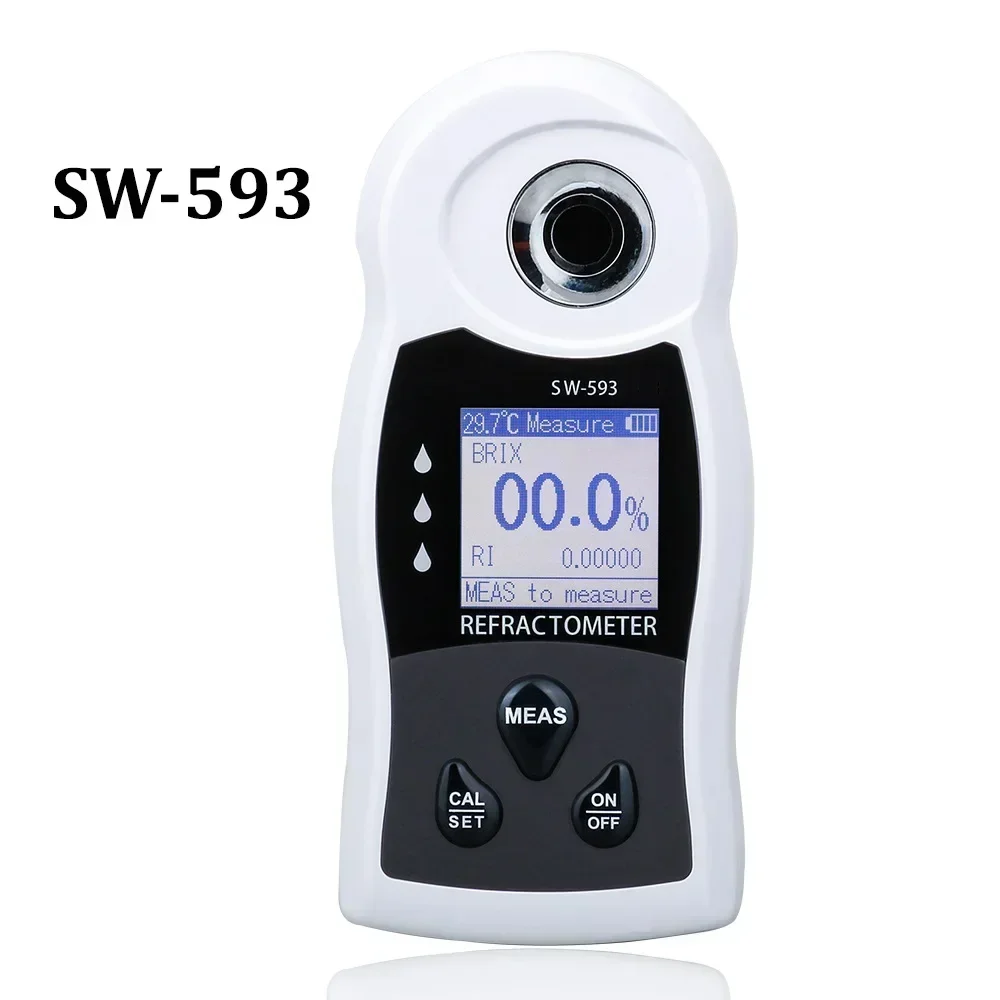SNDWAY Digital Refractometer Brix Meter Wine Beer Fruit Sugar Concentration Saccharimeter Hydrometer