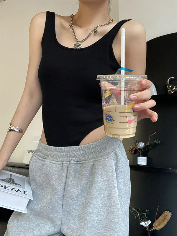 Bla U-Ne-Piece Mujer Verano Sexy Csole Diseño Slim Fit Ele Top Ropa interior Viajes Pantalones de tubo recto ort