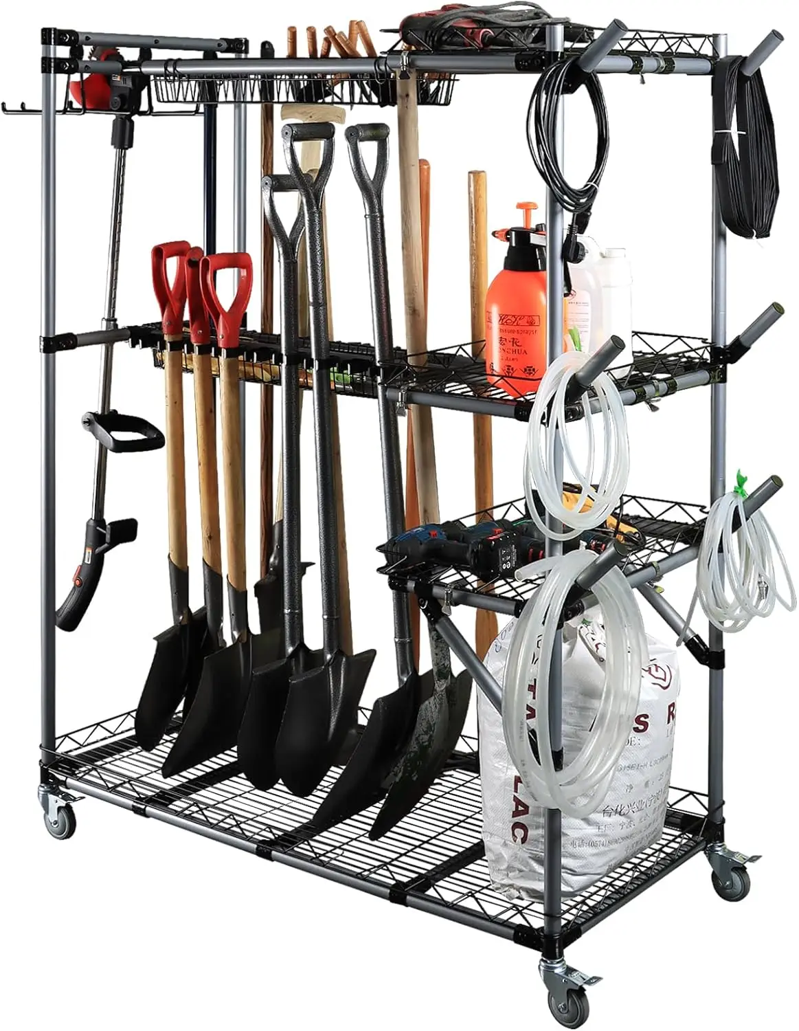 Rolling Tool Storage Rack Tool Tower large Multifunctional cart