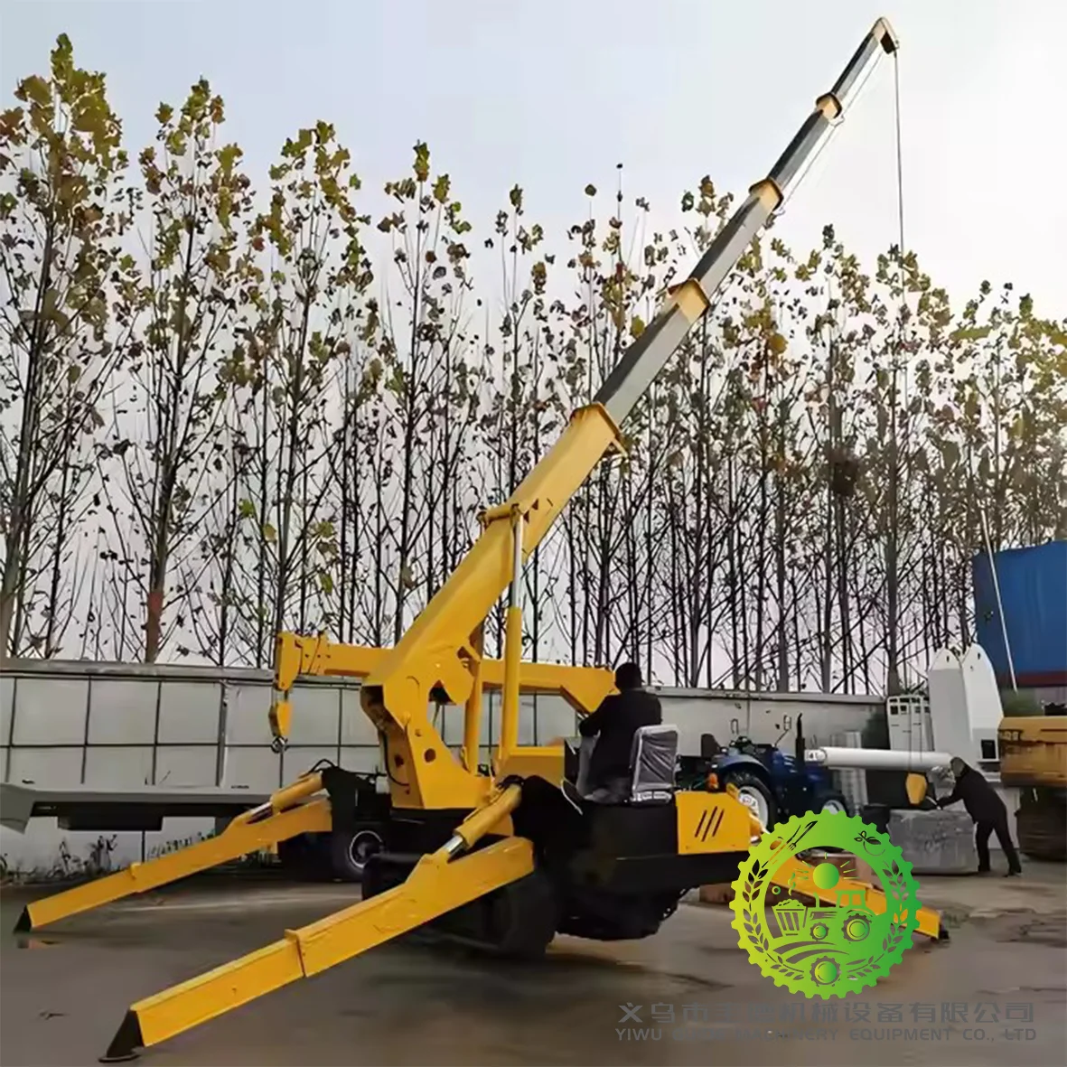 

Remote Control Telescopic Boom Mini Spider Crane Mobile 1 Ton 3 Ton Craweler Crane