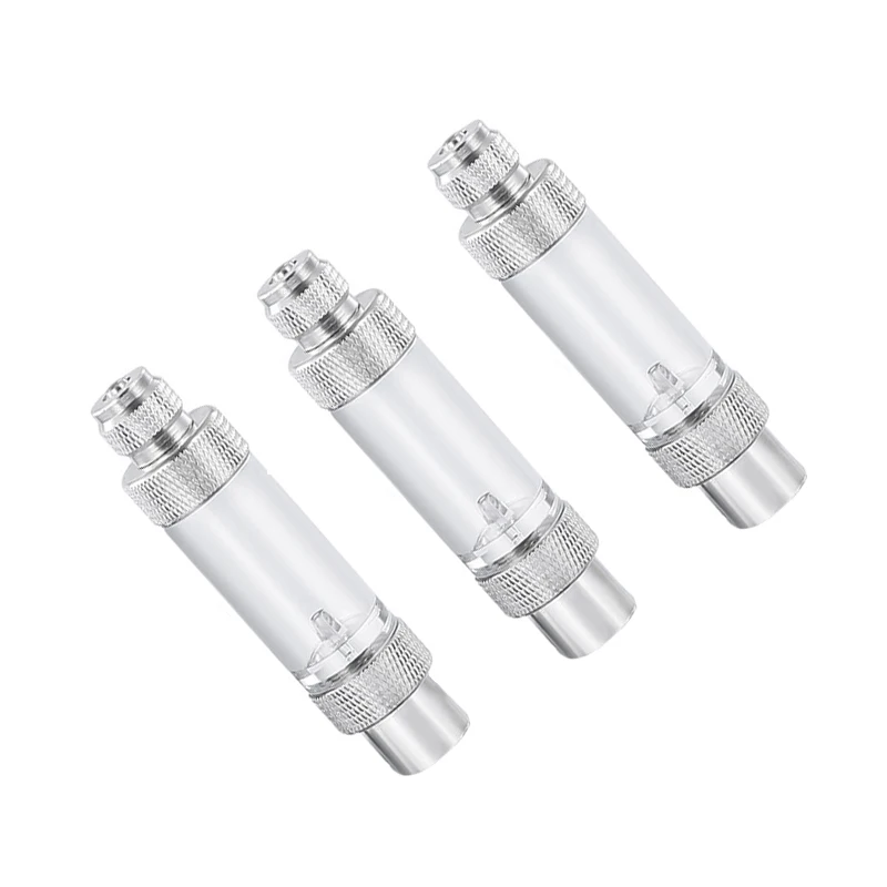

3 PCS Aquarium CO2 Bubble Gauge Aluminum Alloy Visual Bubble Recorder Fish Tank CO2 Regulator generator Equipment Accessories