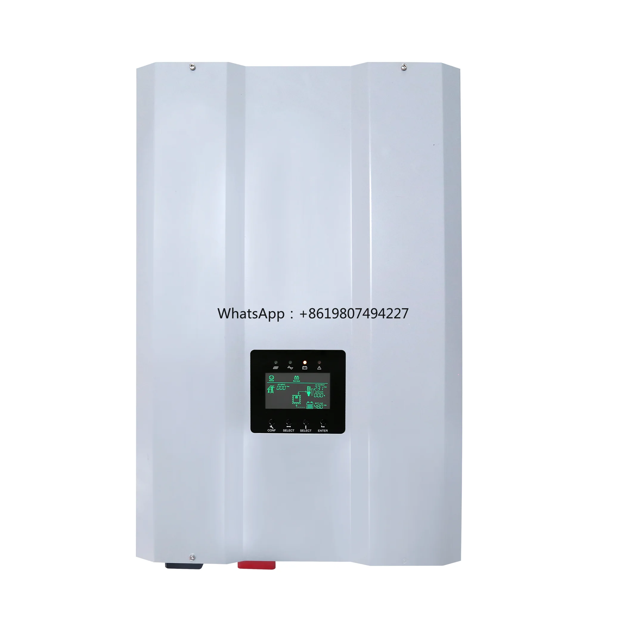 

120V/240V 10kW 48VDC Single Split Phase LCD UPS with 120A MPPT Pure Sine Wave for Whole House Backup and Solar System