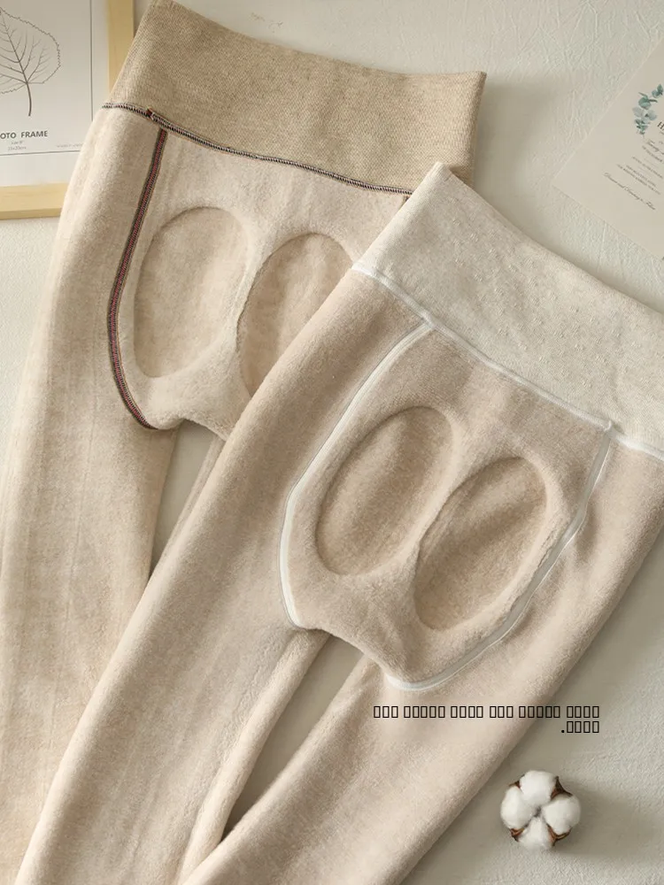 

Women's Autumn Winter Thiened Fce Lined High Waist a Leggings 3D Butt Lifting Pants Long Trousers Thermal Pants