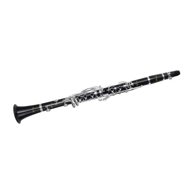 Soprano Clarinet with 18 Keys Silver Plated Wind Instrument Producing bB Tone
